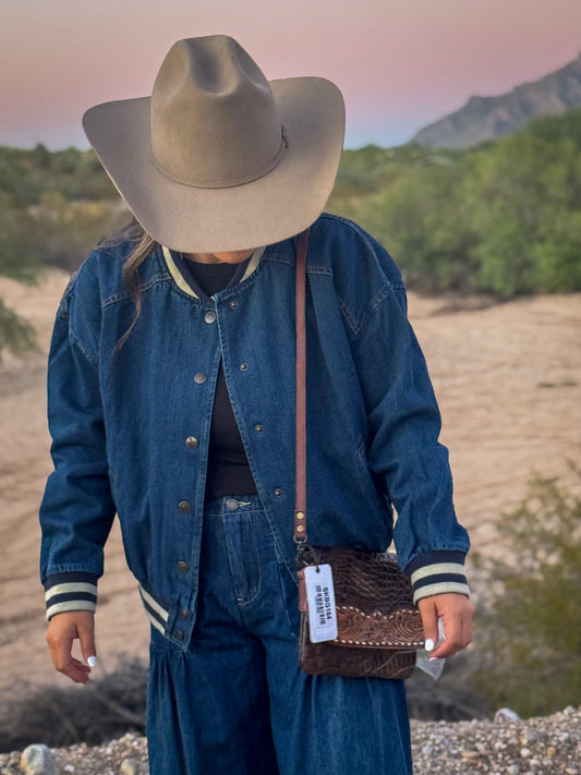 Denim Dan Bomber Jacket