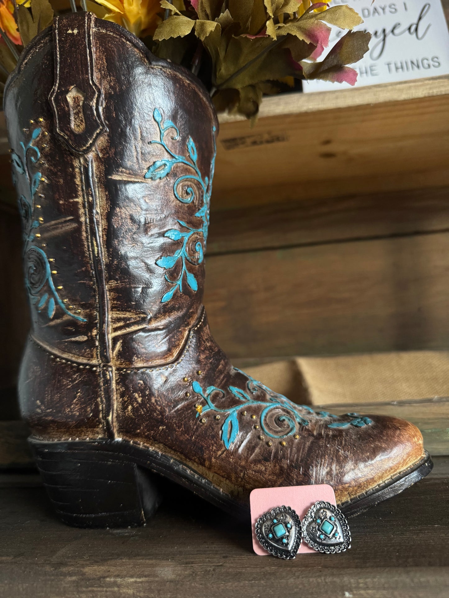 Heart Concho earrings