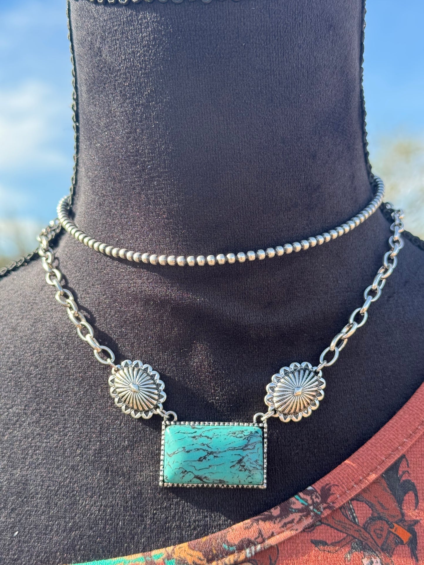 Turquoise Runner Necklace