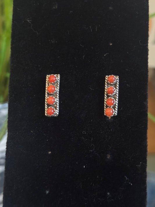 Coral Earrings