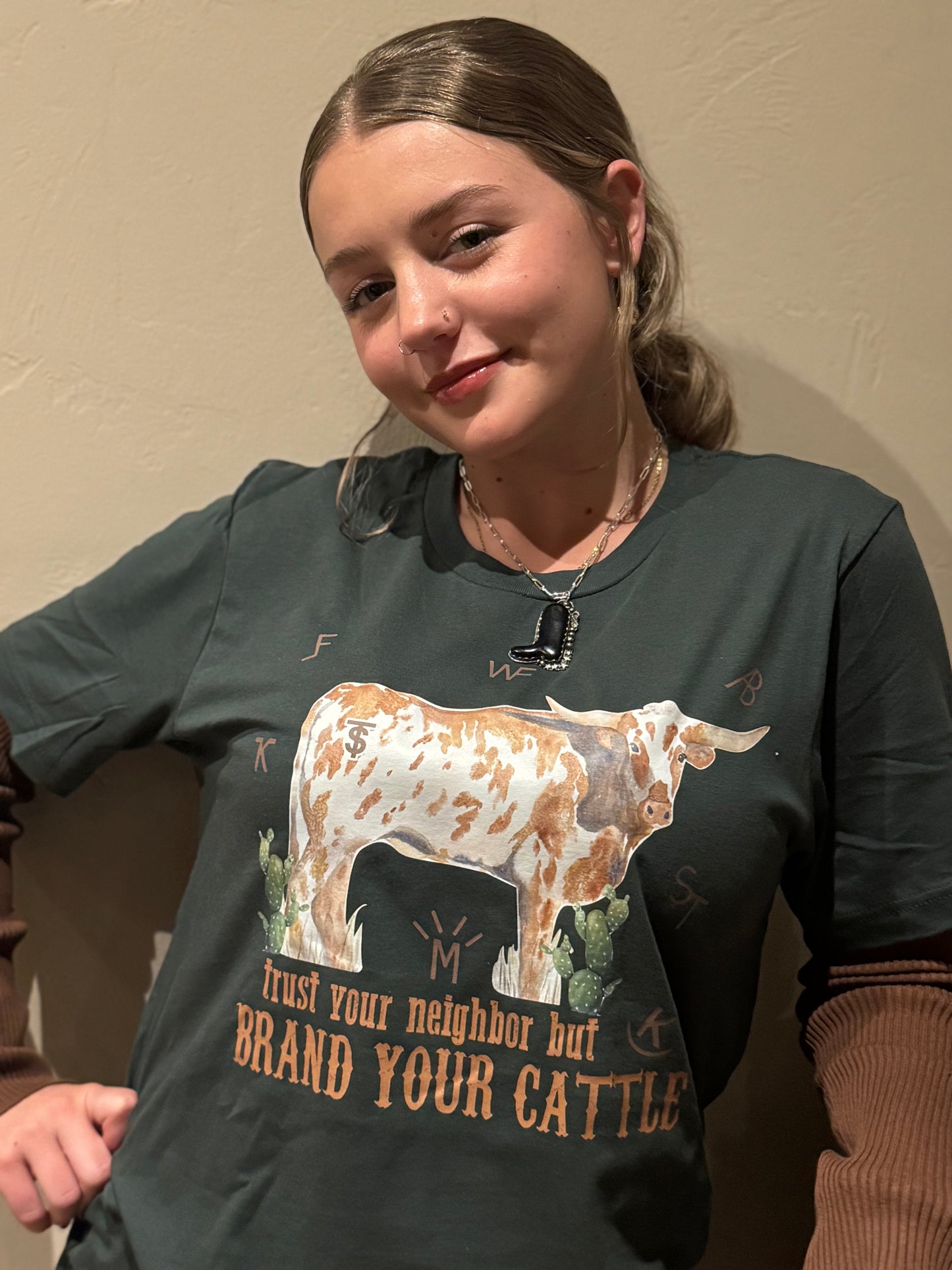 Brand your cattle tee