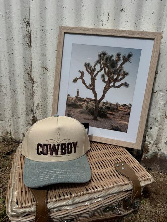Cowboy denim cap
