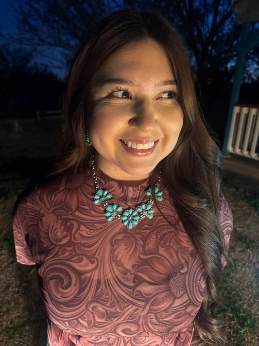 Arizona Flower necklace