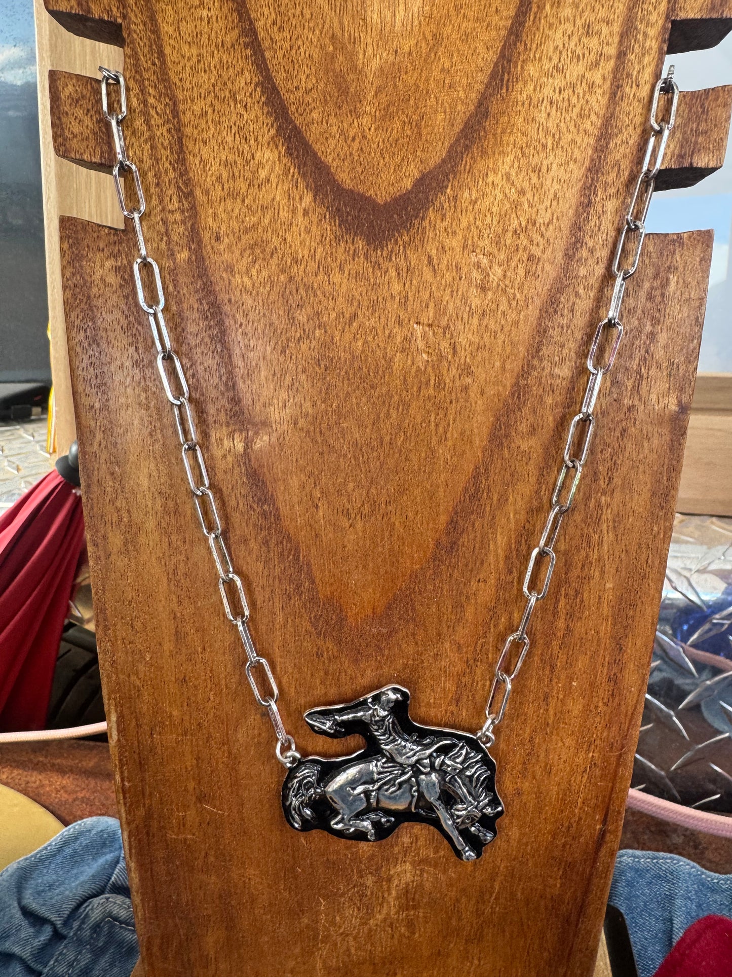 Sassy bronc necklace
