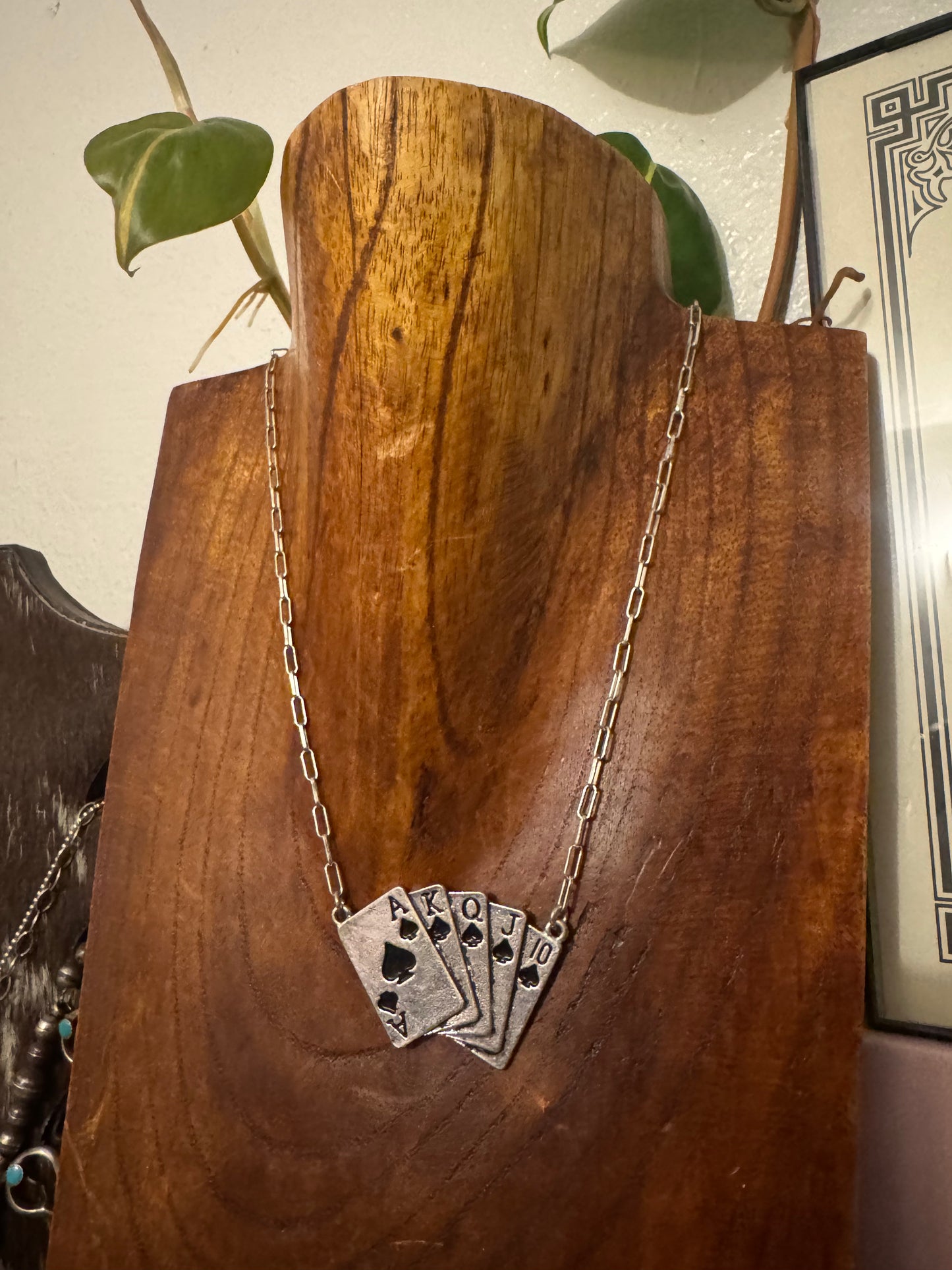 The lucky deck necklace
