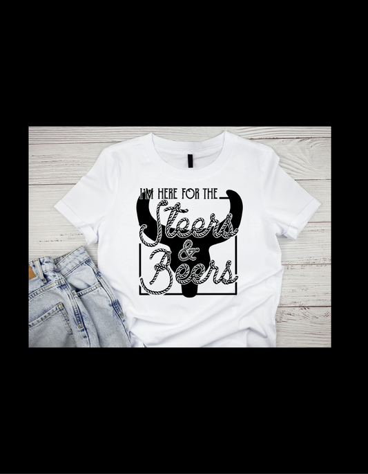 Beers & steers Tee